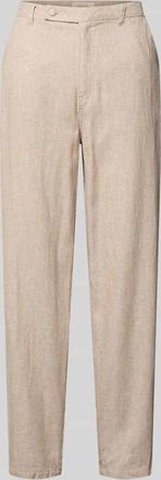 Freequent Leinenhose mit franz&ouml;sischen Eingrifftaschen Modell lavasi in Sand, Gr&ouml;&szlig;e XXL