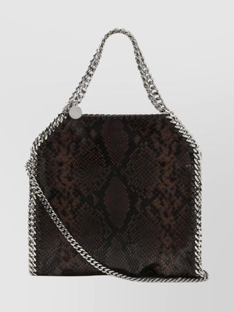 Stella McCartney falabella mini snake-effect tote bag