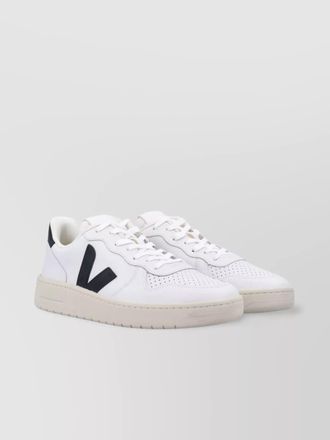 Veja leather sneakers logo print