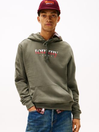 Tommy Jeans Hoodie TOMMY JEANS TJM DNA, Herren, Gr. XXL, gr&uuml;n (pewter gr&uuml;n), Sweatware, Obermaterial: 100% Baumwolle, regular fit, Rippb&uuml;ndchen, Sweatshirts Hoodi