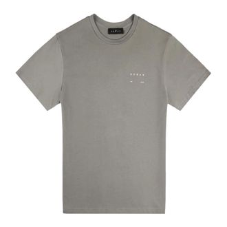 Hogan T-Shirts, male, Gray, Size: S Logo-print Cotton-jersey T-shirt