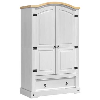 vidaXL Armario Corona 101 X 52 X 170 Cm Madera De Pino Macizo Vidaxl