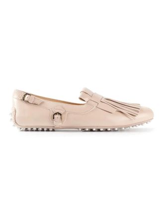 Tod's tassel loafer - women - Rubber/Leather - 39 - Neutrals