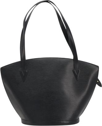 Louis Vuitton Saint Jacques Epi Leather Black Leather Handbag (Pre-Owned)
