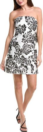 Adrianna Papell Strapless Mikado Short Dress