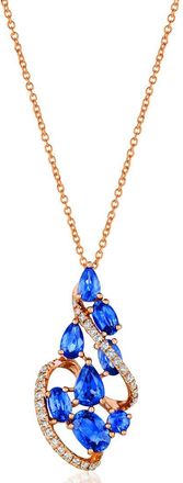 Le Vian 14K Rose Gold 2.66 Ct. Tw. Diamond & Sapphire Pendant