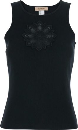 Twinset Mujer, Camisetas, Negro, Talla: L