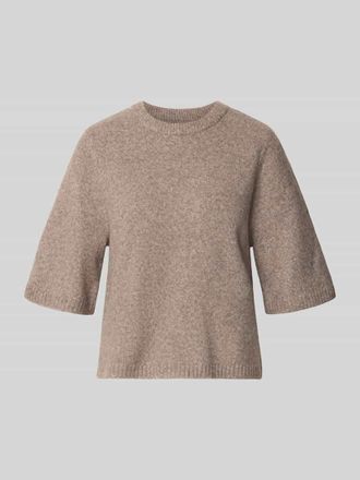 Vero Moda Oversized Pullover mit Woll-Anteil Modell BOOM in Sand, Gr&ouml;&szlig;e XL