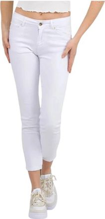 Fracomina Dames Denim Jeans- Model Fp 23Sv 8000W50101 - Dames - Skinny Jeans - Wit - W30 - Denim - Jeans