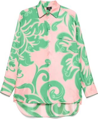 Etro Camicia con stampa astratta - Rosa