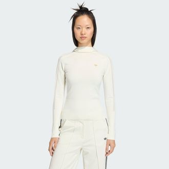 adidas Womens adidas KNITTED HOODED LONG SLEEVE