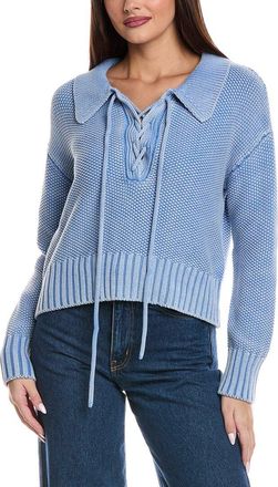 Splendid Roxie Lace-Up Sweater