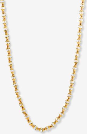 Tityaravy Halskette aus vergoldetem Silber und Aquamarin Kamilah