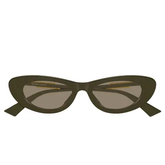 Bottega Veneta Sunglasses Bv1447 S 005 Green/Brown Women