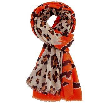 Generic Purple Possum Leopard Print Scarf Animal Print Black Zebra Stripes Wrap Ladies Orange Brown Cream Large Shawl