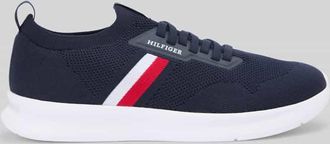 Tommy Hilfiger Low Top Sneaker mit Label Stitching in Dunkelblau, Gr&ouml;&szlig;e 43