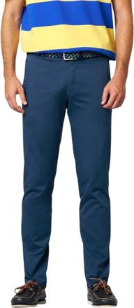 Meyer Bonn Chino - Heren - Broeken - Blauw - Maat: S Katoen