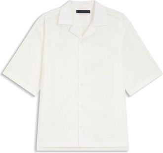 BOSS BY BECKHAM relaxed-fit shirt in fluid fabric