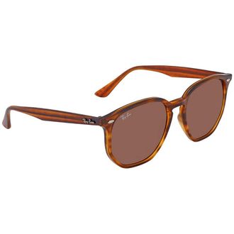 Ray-Ban RB4306 Dark Brown Classic Mens Hexagonal Sunglasses RB4306 820/73 54