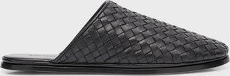 Bottega Veneta Intrecciato Woven Leather Mule Slippers