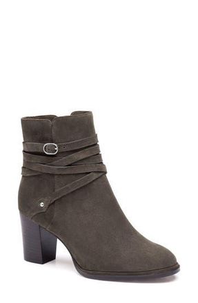 Johnston & Murphy Amy Bootie in Dark Gray Suede at Nordstrom Rack, Size 6.5