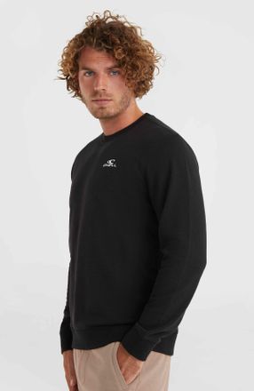 O'Neill Sweatshirt ONEILL Small Logo Crew Sweatshirt, Herren, Gr. M, schwarz (schwarz out), Obermaterial: 60% Baumwolle, 40% Polyester, Rundhals, Sweatshirts 