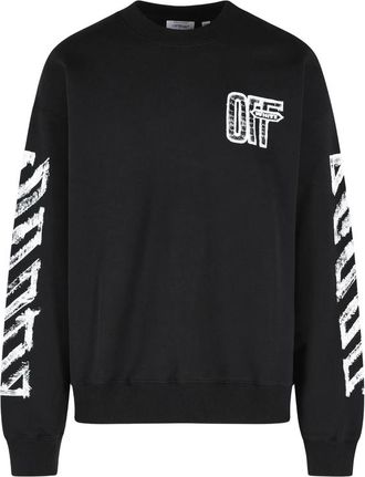 Off-white Motion Arrow Skate Crewneck Sweatshirt