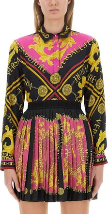 Versace Jeans Couture Printed Long Sleeves Shirt