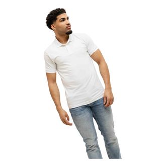 Emporio Armani Polo Shirts, male, White, Size: XL Polo