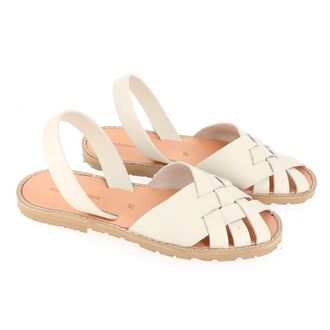Minorquines Platte sandalen van leer Avarca Compostelle