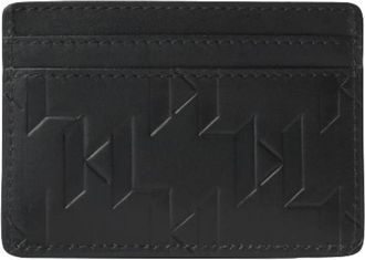 Karl Lagerfeld K/Loom Kaarthouder - Heren - Portefeuilles - Zwart - ONE Size - Leer - Accessoires