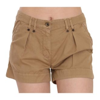 Plein Sud Dames, Korte broeken, Bruin, Maat: XS Katoen