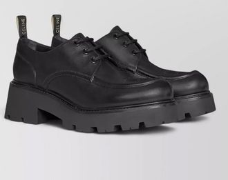 Celine derby triomphe chunky sole pull tab