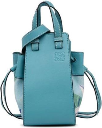 Loewe Pre-owned Bucket Bags, female, Blue, Size: ONE SIZE Pre-owned Bucket Bag