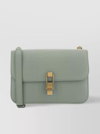 Saint Laurent square leather shoulder bag with chain strap