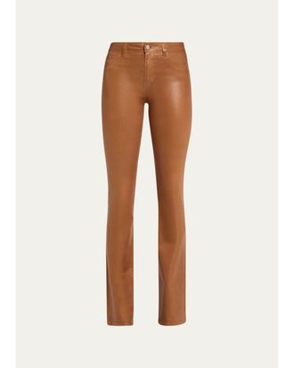 L'agence Selma High-Rise Coated Sleek Baby Boot Jeans