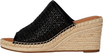 Lucky Brand Womens Lucky Brand Cabriah Woven Espadrille Wedge Sandal Black / Black LK-CABRIAH2-002