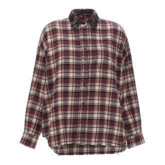 Laneus Dames, Blouses & Shirts, Veelkleurig, Maat: S Flanel