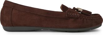 Carvela Womens Leather Fiasco Loafers - Brown - Size UK 3