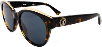 Moschino Grey Round Ladies Sunglasses MOS033/S 0086/IR 52