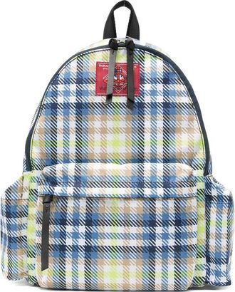 Vivienne Westwood Medium George Check-pattern Logo-patch Backpack