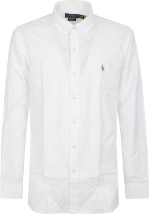 Polo Ralph Lauren Polo Ralph Lauren overhemden - Heren - Overhemden - Wit - Maat: XL