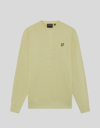 Lyle & Scott Lyle And Scott Mens Cotton Crew Neck Sweatshirt - Yellow - Size: 40