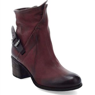 A.S.98 Womens Baird Leather Boots In Sequoia