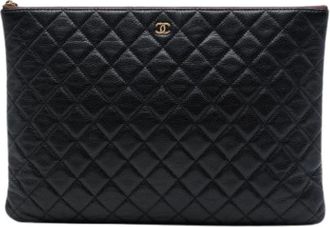 Chanel Pre-owned Borsa in Caviale Trapuntato - - Pre-owned - Donna - Nero - ONE SIZE