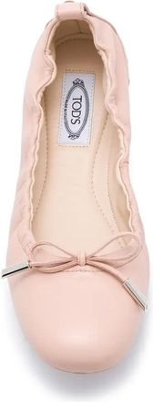 Tod's Tods Leather Ballerina Flats