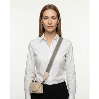 Brunello Cucinelli Beige Leather Shoulder Strap Bag