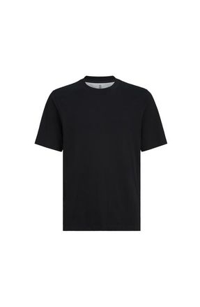 Brunello Cucinelli Cotton jersey crew neck T-shirt in Black at Nordstrom, Size Xxx-Large Eu