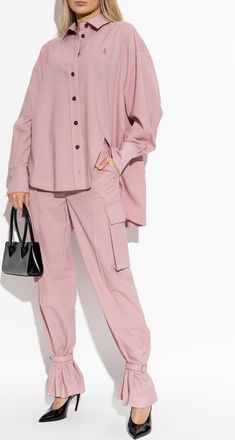 The Attico Cargo Trousers, Womens, Pink