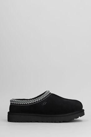 UGG Tasman Slipper-mule In Black Suede